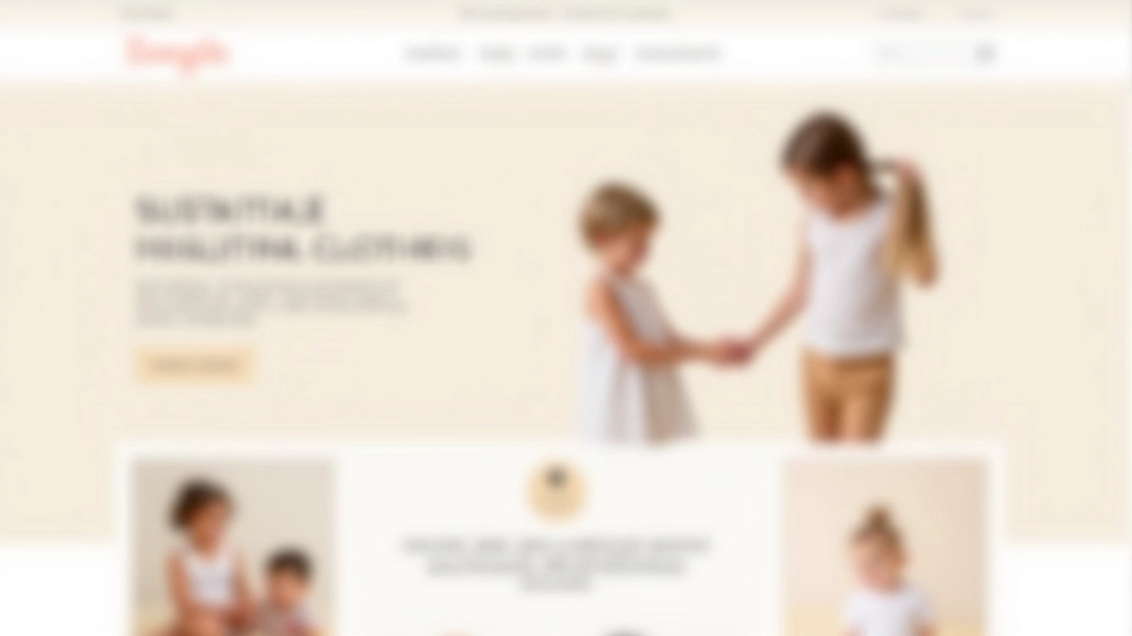 Eco-friendly kinderkleding webwinkel